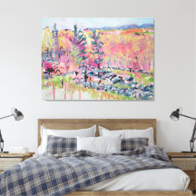 Little Roundtop Gettysburg Pennsylvania Redbuds