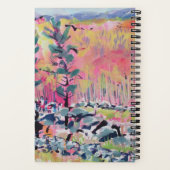 Little Roundtop Gettysburg Pennsylvania Redbuds ノートブック (裏面)