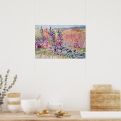 Little Roundtop Gettysburg Pennsylvania Redbuds ポスター (キッチン)