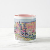 Little Roundtop Gettysburg Redbuds / Larry Lerew マグカップ (中央)