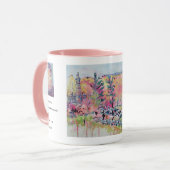 Little Roundtop Gettysburg Redbuds / Larry Lerew マグカップ (正面左)