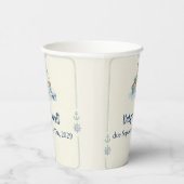 Little Sailor Aboard Blue Baby Shower 紙コップ (右)