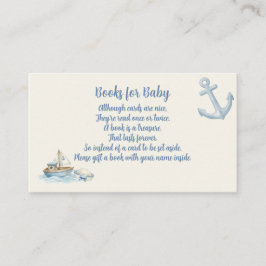 Little Sailor Aboard Blue Enclosure Card エンクロージャーカード