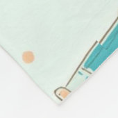 Little Scientist at Work” Cute Kids Science  フリースブランケット (角)