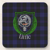 Little Scottish Clan Tartan & Crest コースター (正面)