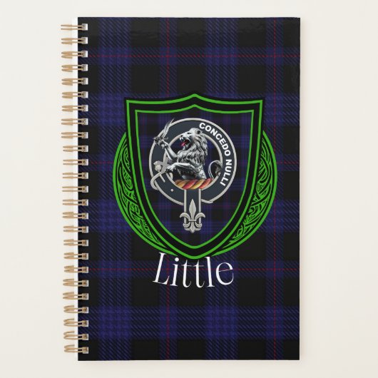 Little Scottish Clan Tartan & Crest プランナー手帳 (正面)