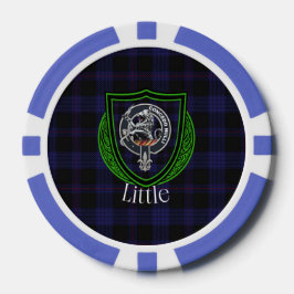 Little Scottish Clan Tartan & Crest ポーカーチップ