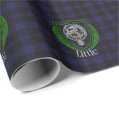 Little Scottish Clan Tartan & Crest ラッピングペーパー (ロールコーナー)