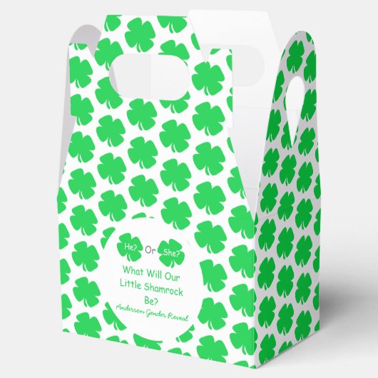 Little Shamrockジェンダーの発表 フェイバーボックス (オープン)