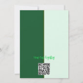 Little Shamrockジェンダーの発表 招待状 (裏面)