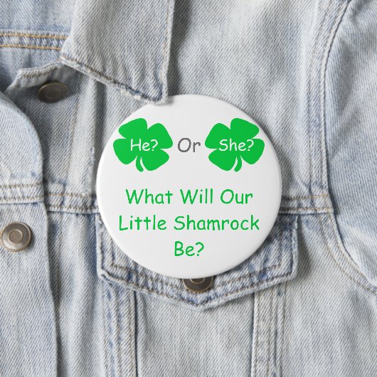 Little Shamrockジェンダーの発表 缶バッジ (インサイチュ)