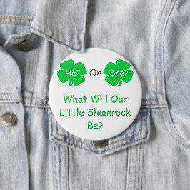 Little Shamrockジェンダーの発表 缶バッジ