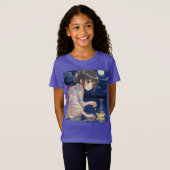 Little Ship of Hope（小さな希望の船）、Anime by Natasha Us Tシャツ (正面フル)