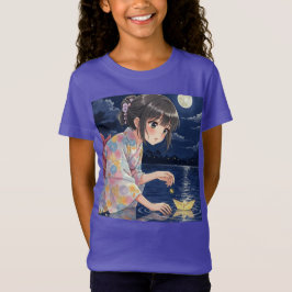 Little Ship of Hope(小さな希望の船)、Anime by Natasha Us Tシャツ