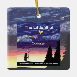 Little Shot Courage Book Cover Ceramic Ornament セラミックオーナメント