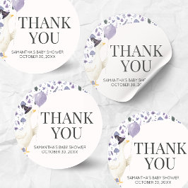 Little Silly Goose Baby Shower ラウンドシール