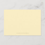 Little Silly Goose Baby Shower Advice for Mom エンクロージャーカード (裏面)