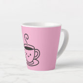 Little sips , Big smiles カフェラテマグ (右アングル)