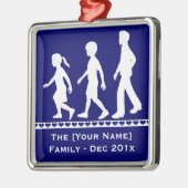 Little Sister, Big Brothers：シルエット兄弟姉妹 メタルオーナメント (左)