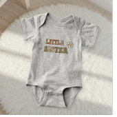 Little Sister Bodysuit for Newborns - Soft Cotton ベビーボディスーツ