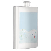 Little Skiers On Snowy Hill  フラスク (右)