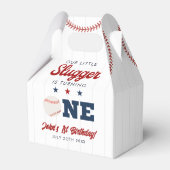 Little Slugger Baseball 1st Birthday フェイバーボックス (裏面サイド)
