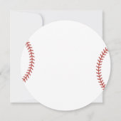 Little Slugger Baseball 2nd Birthday Ball 招待状 (裏面)