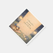 Little Slugger Baseball Baby Shower スタンダードカクテルナプキン (角)