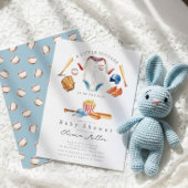 Little Slugger Baseball Baby Shower Invite 招待状