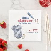 Little Slugger Baseball Shirt Bottle Baby Shower  (インサイチュ)