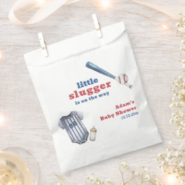 Little Slugger Baseball Shirt Bottle Baby Shower  フェイバーバッグ