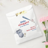 Little Slugger Baseball Shirt Bottle Baby Shower  フェイバーバッグ (封をした状態)