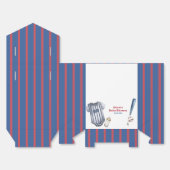 Little Slugger Baseball Shirt Boy Baby Shower  フェイバーボックス (見開き)