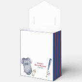 Little Slugger Baseball Shirt Boy Baby Shower  フェイバーボックス (見開き)