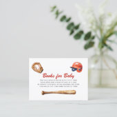 Little Slugger Books for Baby Shower Card エンクロージャーカード (スタンド正面)