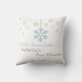 Little Snowflake Baby’s First Christmas  クッション (裏面)