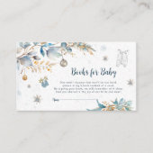 Little Snowflake Clothesline Books for Baby Insert エンクロージャーカード (正面)