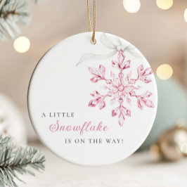 Little Snowflake Girl Ornament セラミックオーナメント