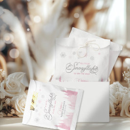 Little Snowflake Winter Baby Shower  フェイバーバッグ