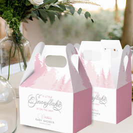 Little Snowflake Winter Baby Shower  フェイバーボックス