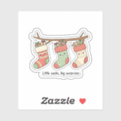 Little Socks Big Surprises Christmas Sticker シール (シート)