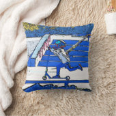 Little Speedster – スクーター・ライダー クッション (ブランケット)