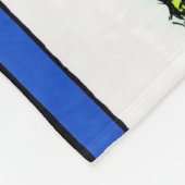 Little Speedster – スタントスクーターライダー フリースブランケット (角)