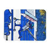 Little Speedster – スタントスクーターライダー マグネット (横)