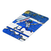 Little Speedster – スタントスクーターライダー マグネット (左側)