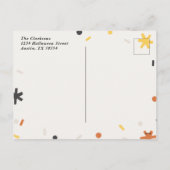 Little Spiderハッピーハローウィンフォトカード シーズンポストカード (裏面)