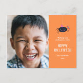 Little Spiderハッピーハローウィンフォトカード シーズンポストカード (正面)