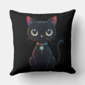 Little Spooky Black Cat クッション (裏面)