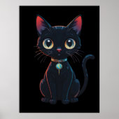 Little Spooky Black Cat ポスター (正面)