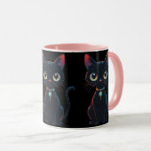Little Spooky Black Cat マグカップ (正面右)